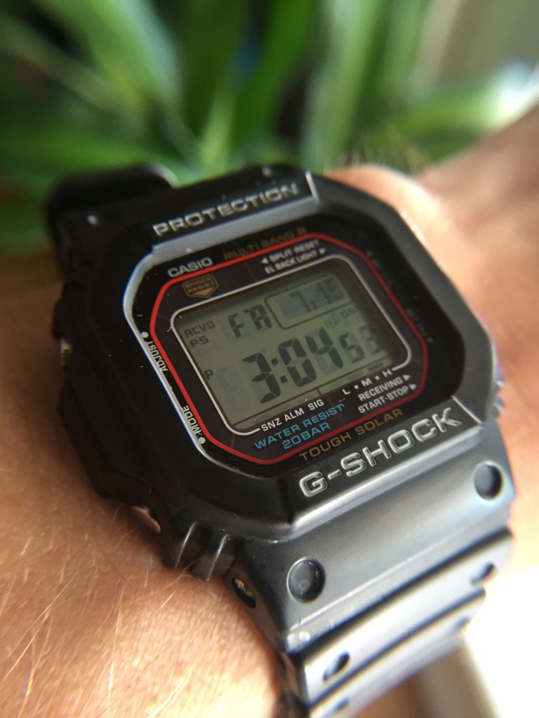 G shock atomic solar black sale