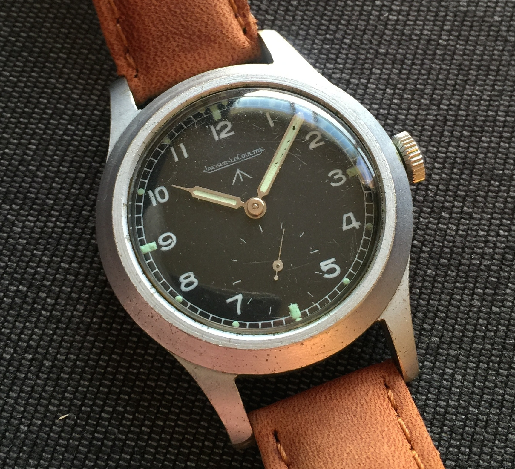 British WW2 W.W.W. Watch Produced by Jaeager LeCoultre