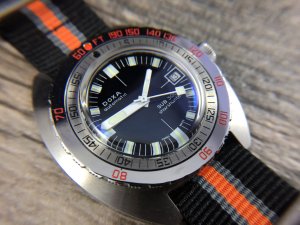 DOXA Sub Sharkhunter on Orange NATO