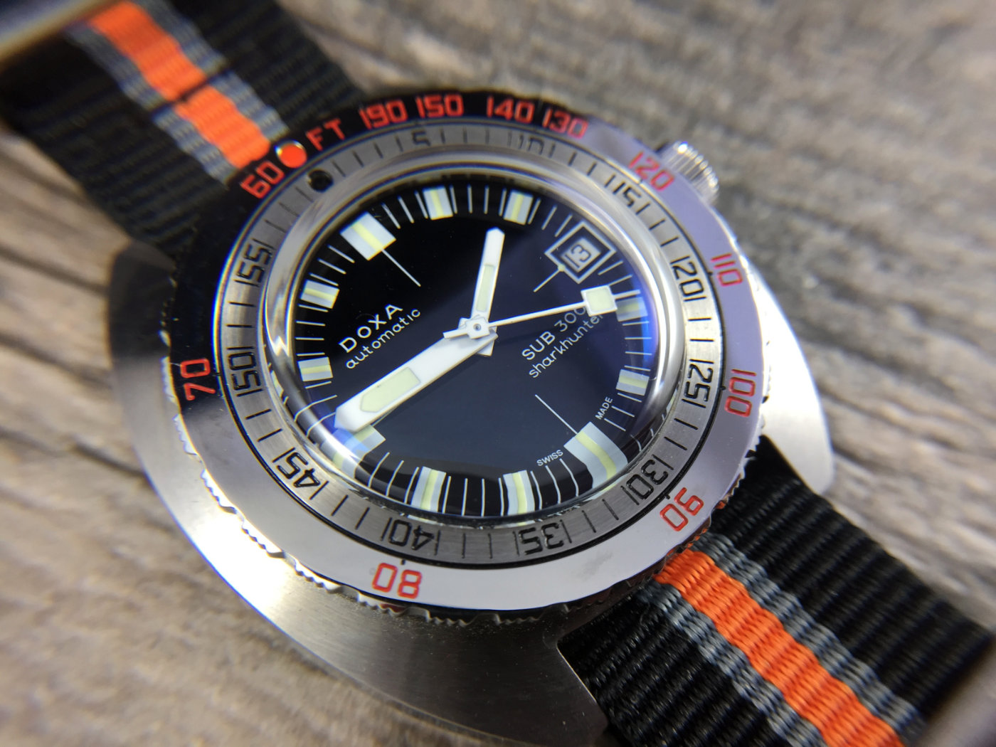 DOXA Sub 300 Sharkhunter 50th Anniversary Re-issue: Hands-On Review ...